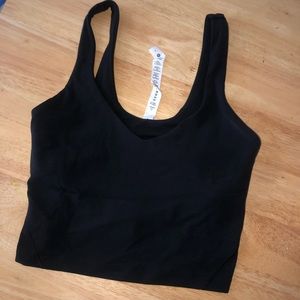 LULULEMON ALIGN TANK TOP BLACK SIZE 4